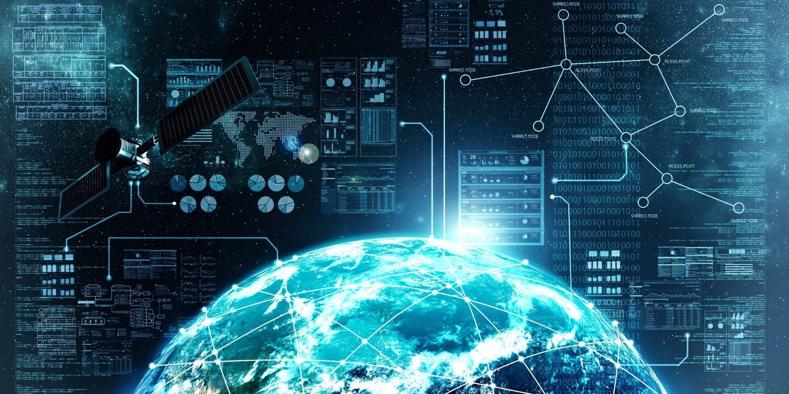 Global connected network of communication links